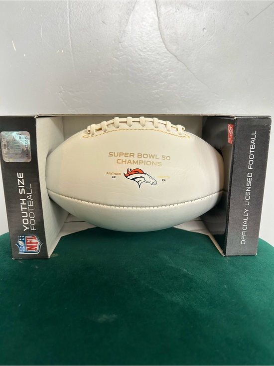 NFL Other - NFL Super Bowl 50 Champions Denver Broncos Youth-size Football, Dated 02/07/16